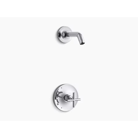 Kohler Purist Shower Trim, Less Head-Cross TLS14422-3-CP
